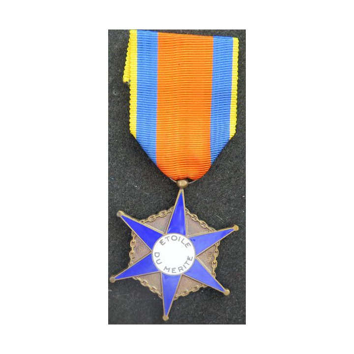 FRANCE : médaille de l'étoile du Mérite Franco Allié