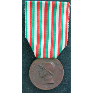 ITALIE : médaille de l'Unita italienne 1915 - 1918 en bronze 