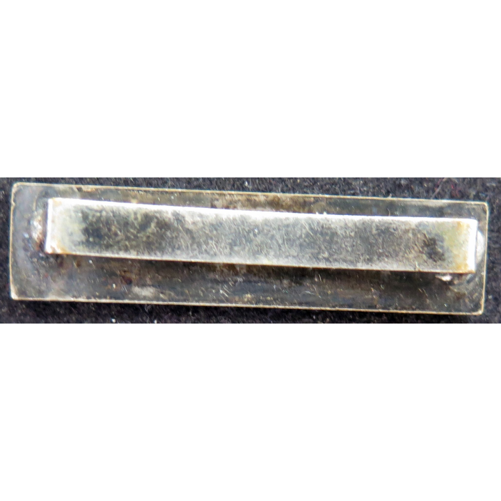 Barrette " TROUPES de MARINE " en métal argenté