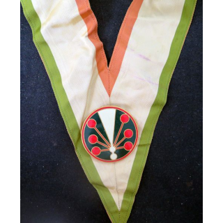 COTE D'IVOIRE : Grand Cordon de chevalier de l'ordre des Coteaux de la Commanderie de Champagne avec diplôme