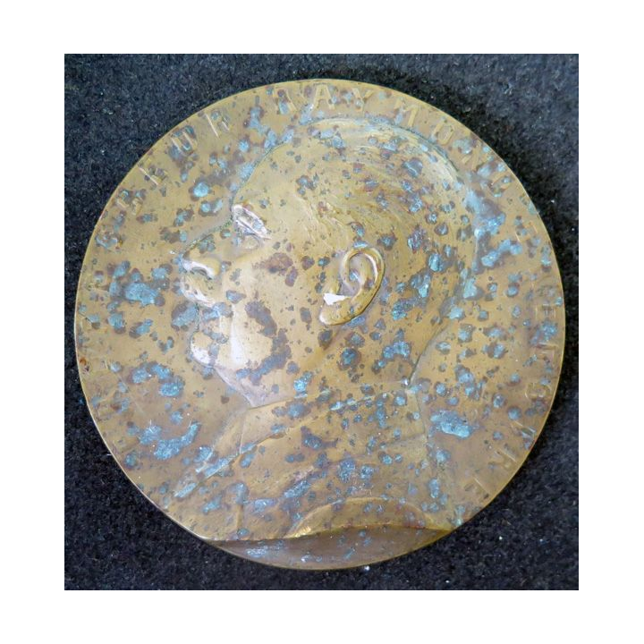 Médaille en bronze du professeur Raymond Grégoire Consilio Manuque 1937