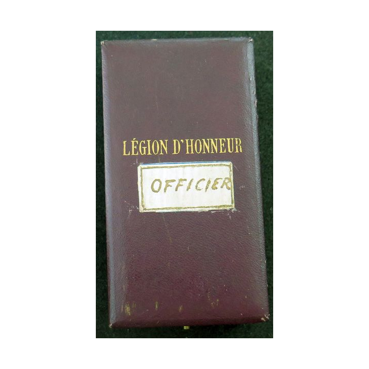 FRANCE : croix d'Officier de la Légion d'Honneur 5° république émaux parfaits 29 Floréal