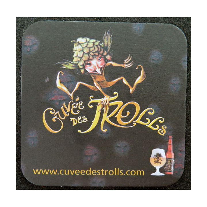 DESSOUS DE VERRE A BIÈRE La cuvée des trolls