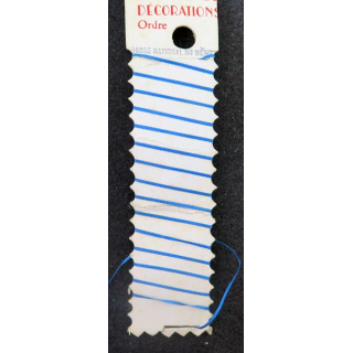 FRANCE :Ruban de boutonnière de l'ONM Ordre national du mérite longueur 80 cm