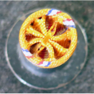 rosette de boutonnière d'Officier de la Croix d'honneur de l'ordre de la Couronne de la Maison d'Orange