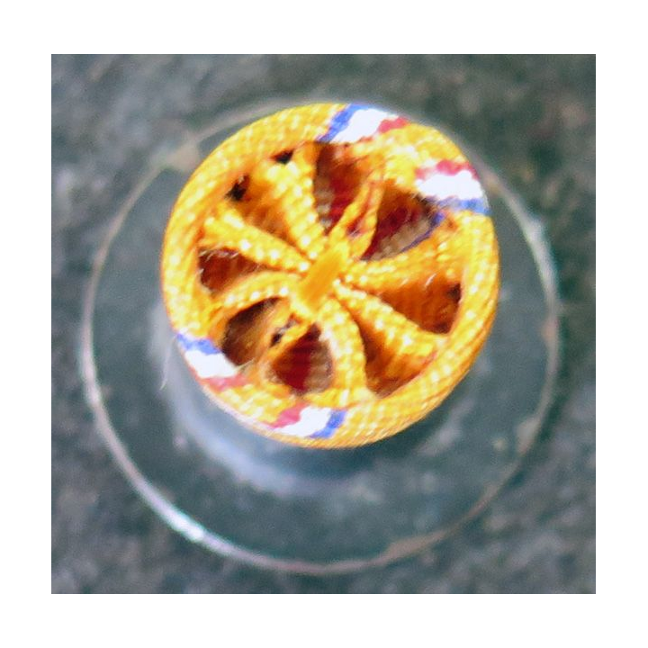 rosette de boutonnière d'Officier de la Croix d'honneur de l'ordre de la Couronne de la Maison d'Orange