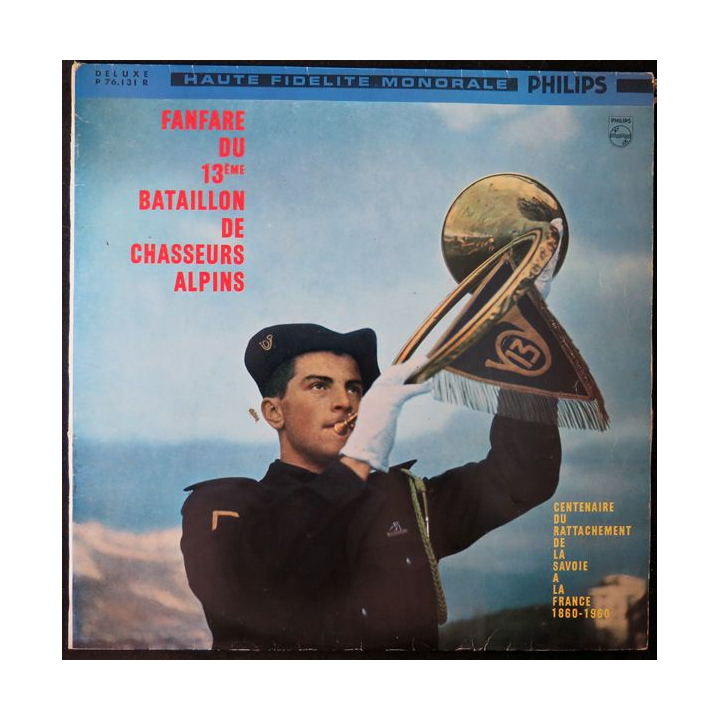 DISQUE 33 TOURS : Fanfare du 13° Bataillon de chasseurs alpins