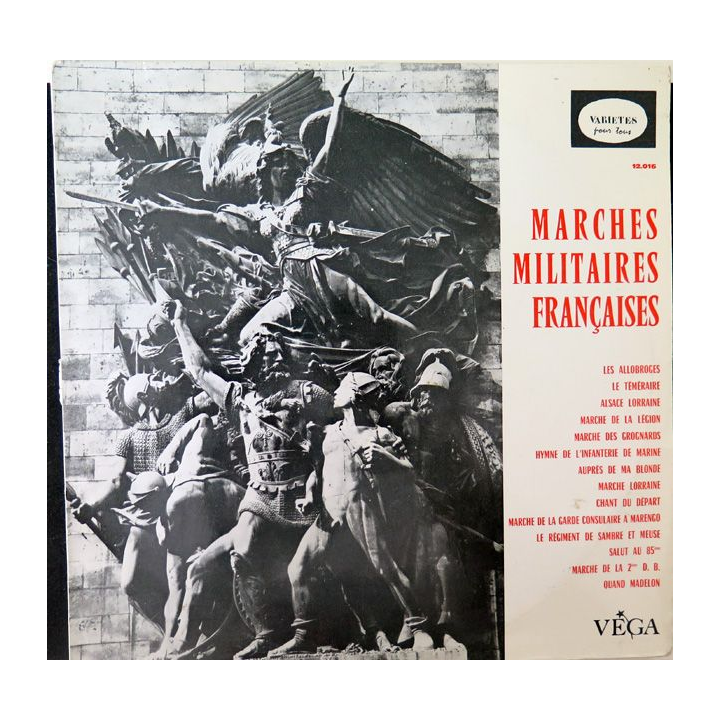 DISQUE 33 TOURS : Marches militaires françaises 