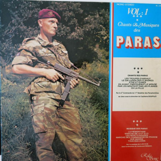 DISQUE 33 TOURS : Chants et Musiques des Paras volume 1