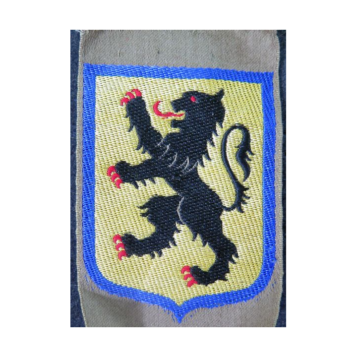 Insigne tissu de division belge Lion des Flandres