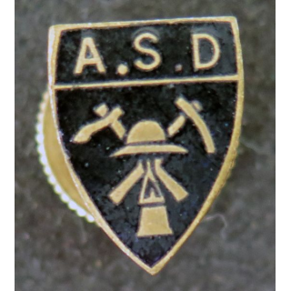 Vieil Insigne de boutonnière de l'ASD en émail