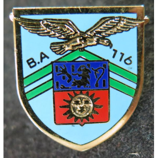 BA 116 : pin's de la base aérienne 116