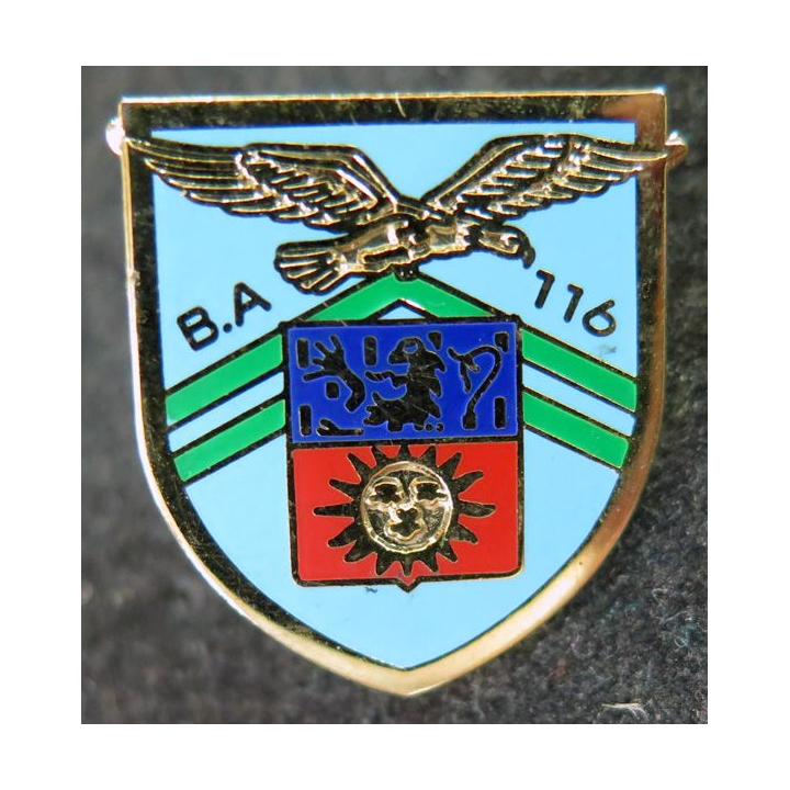 BA 116 : pin's de la base aérienne 116