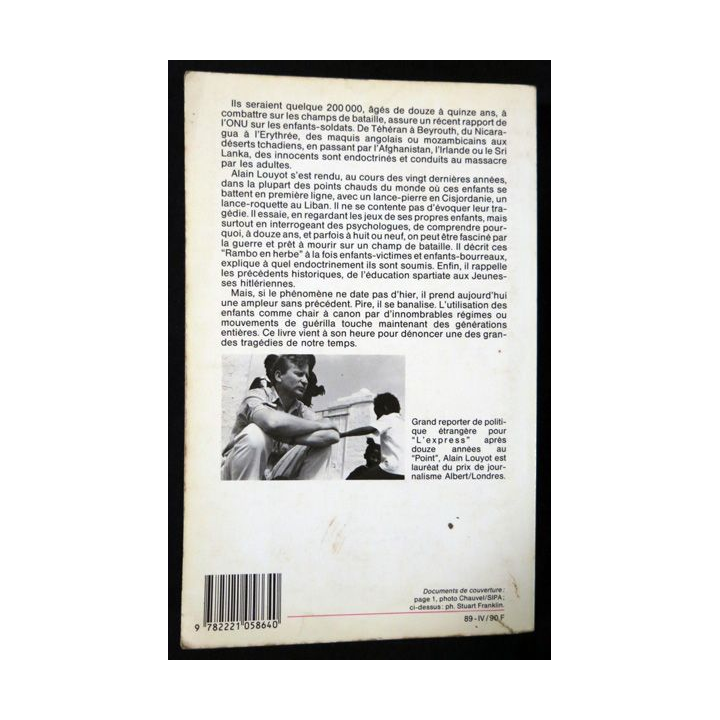 Gosses de guerre de Alain Louyot aux Editions Robert Laffont