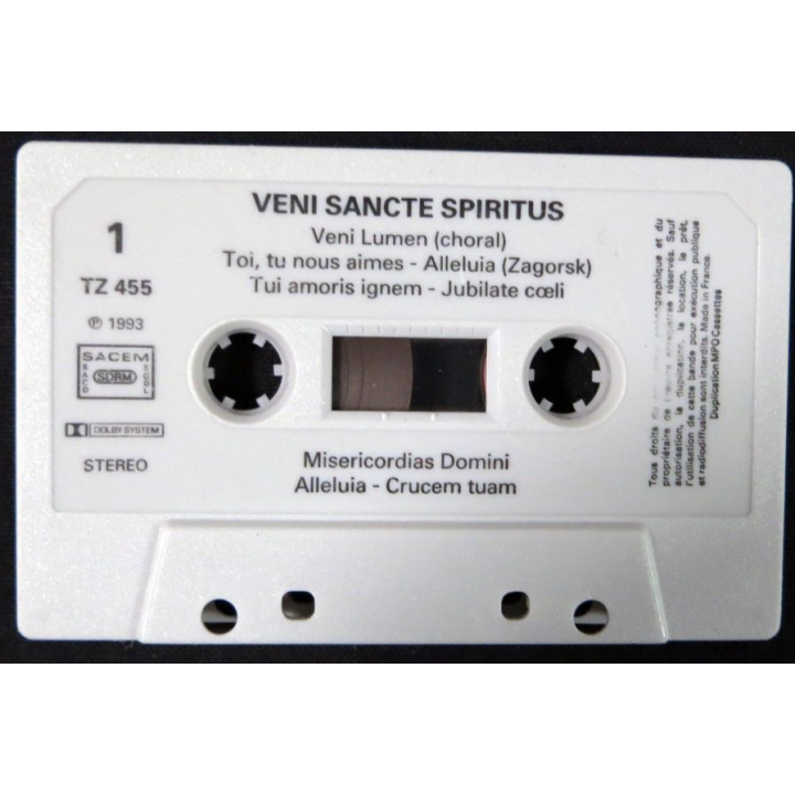 Cassette audio : Veni Sancte Spiritus, éditions Taizé