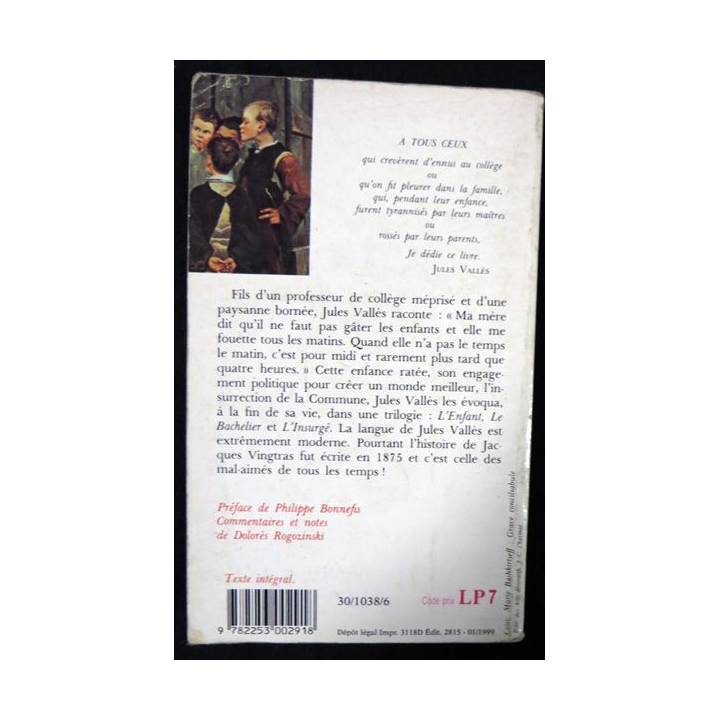 L'enfant de Jules Vallès aux Editions Le Livre de Poche