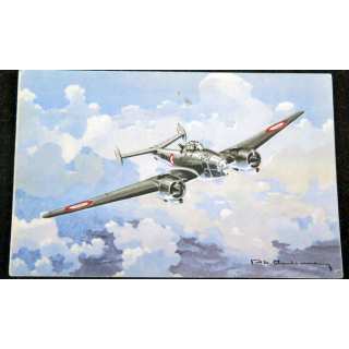 Carte postale dessin de POTEZ 63-11 avions de Guerre 39-45 EAEC PARIS