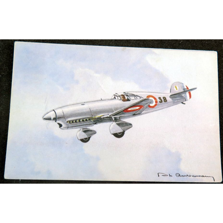 Carte postale dessin de AMIOT 143 avions de Guerre 39-45 EAEC PARIS