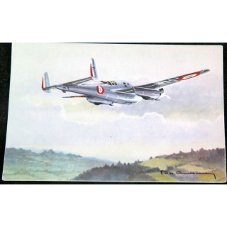 Carte postale dessin de BREGUET 691 avions de Guerre 39-45 EAEC PARIS