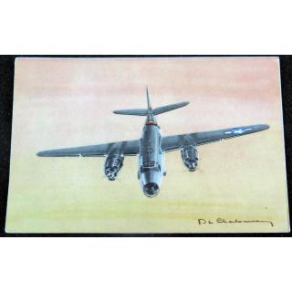 Carte postale dessin de MARAUDER avions de Guerre 39-45 EAEC PARIS