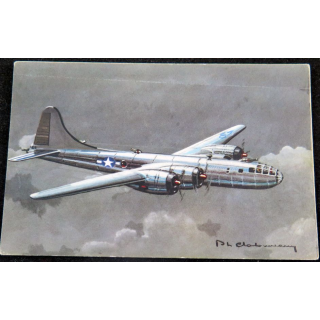 Carte postale dessin de SUPER-FORTRESS avions de Guerre 39-45 EAEC PARIS
