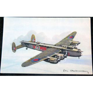 Carte postale dessin de LANCASTER avions de Guerre 39-45 EAEC PARIS
