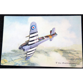 Carte postale dessin de TYPHOON avions de Guerre 39-45 EAEC PARIS