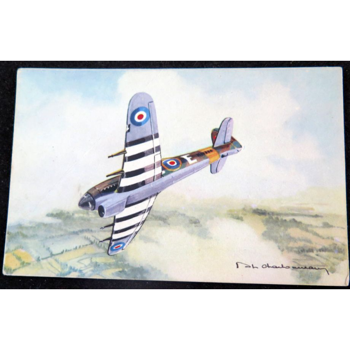 Carte postale dessin de TYPHOON avions de Guerre 39-45 EAEC PARIS