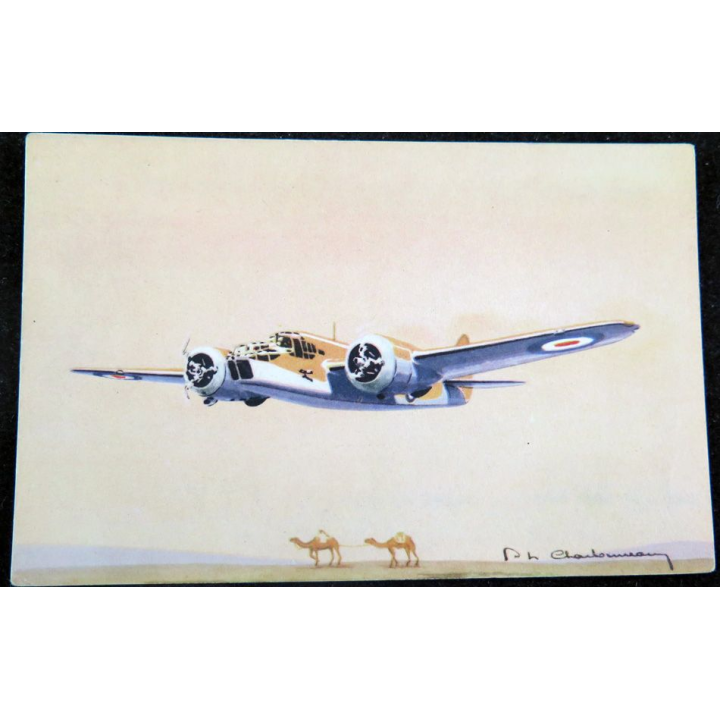 Carte postale dessin de BLENHEIM avions de Guerre 39-45 EAEC PARIS