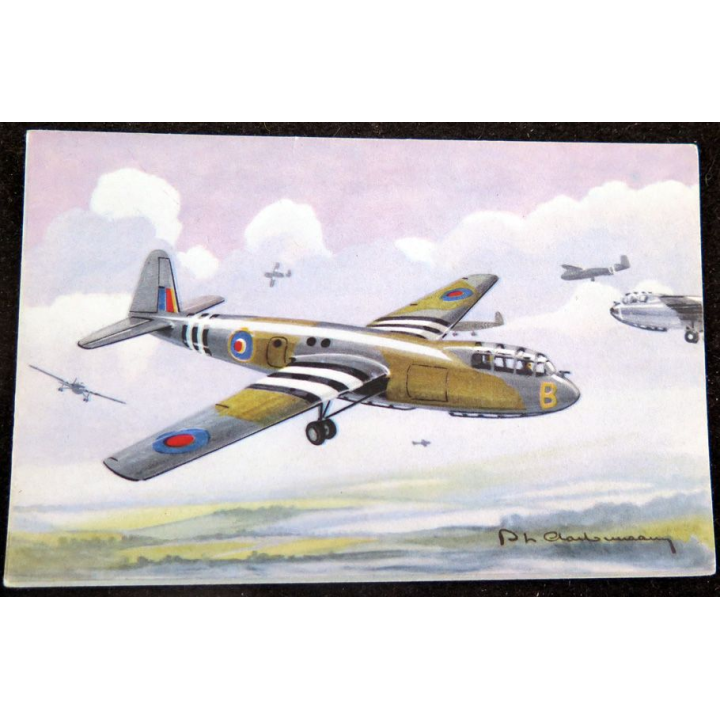 Carte postale dessin de HOSTPUR avions de Guerre 39-45 EAEC PARIS