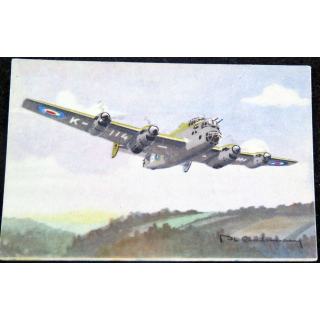 Carte postale dessin de HALIFAX avions de Guerre 39-45 EAEC PARIS