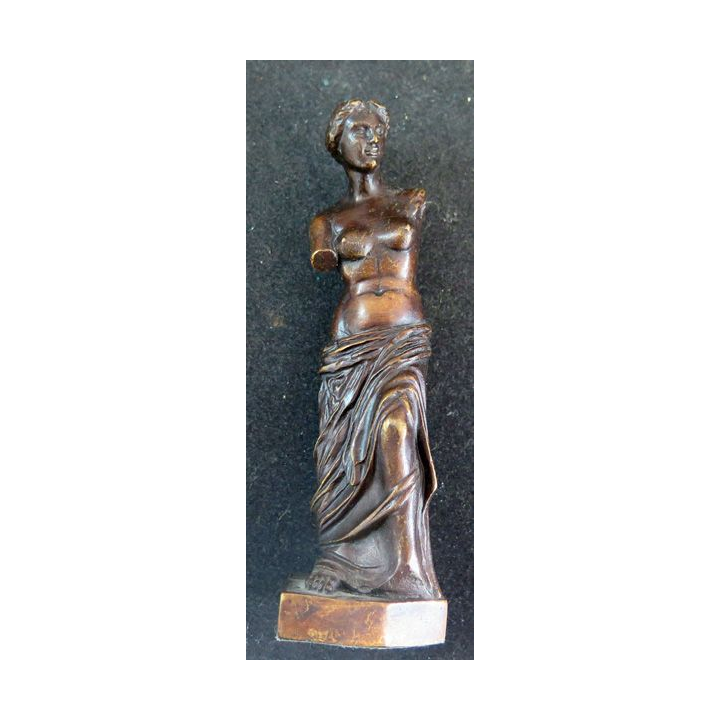 Statue en bronze de la Vénus de Milo de 14 cm de hauteur