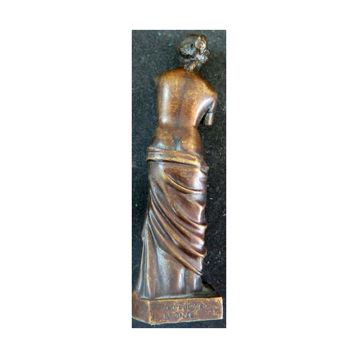 Statue en bronze de la Vénus de Milo de 14 cm de hauteur