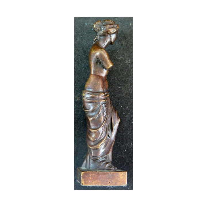 Statue en bronze de la Vénus de Milo de 14 cm de hauteur