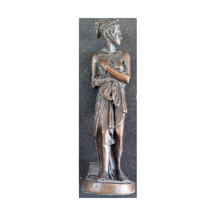 Statue en bronze de la Vénus Italica de Canova de 14,5 cm de hauteur