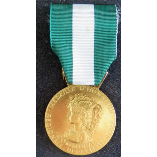 FRANCE : médaille d'honneur communale départementale et régionale  attribuée à Perrot 1995