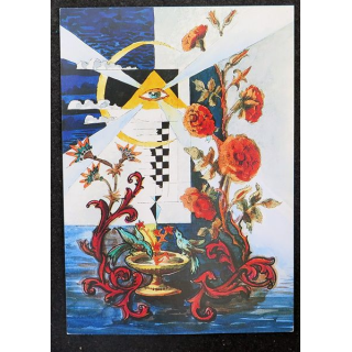 Carte postale Le rayonnement de la Rose