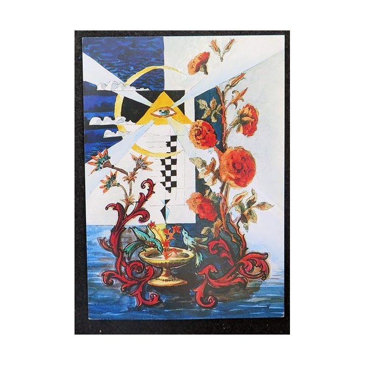 Carte postale Le rayonnement de la Rose