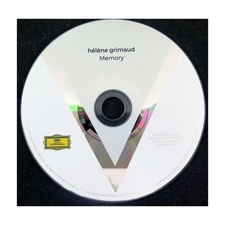 DISQUE CD Hélène Grimaud Memory