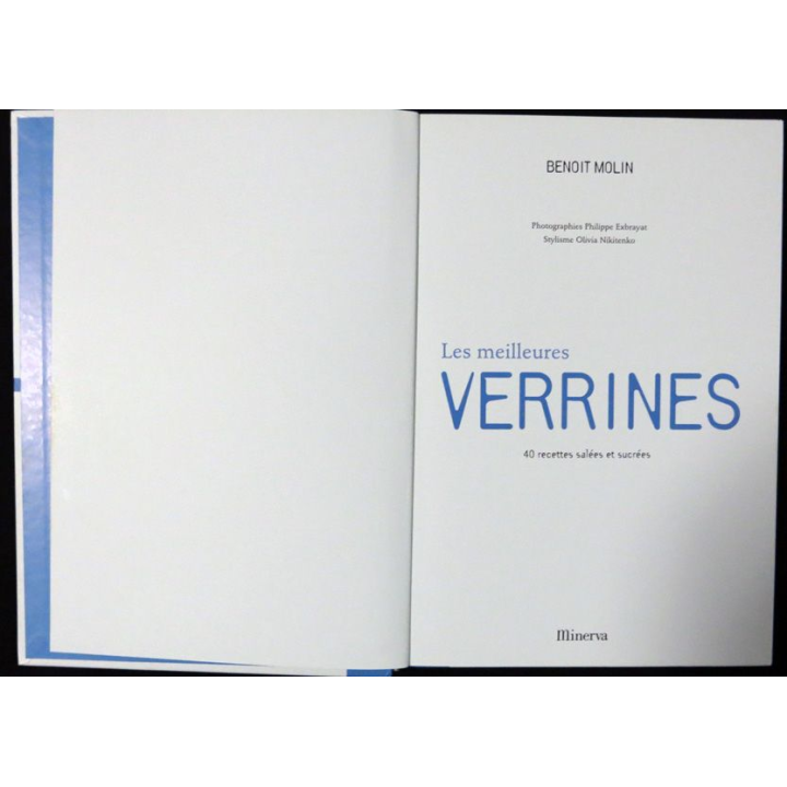 Les meilleures Verrines de Benoit Molin aux Editions Minerva