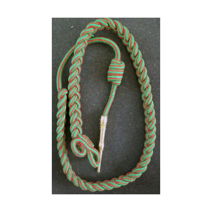 Fourragère de la croix de guerre 1914 - 18 aiguillette dorée