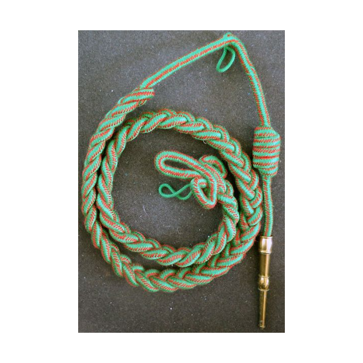 Fourragère de la croix de guerre 1914 - 18 aiguillette dorée (CG8)