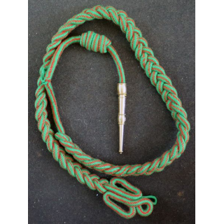 Fourragère de la croix de guerre 1914 - 18 aiguillette dorée (CG10)