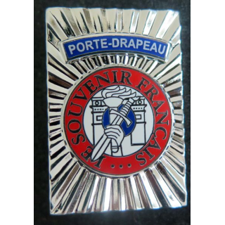 insigne de Porte Drapeau du SOUVENIR FRANÇAIS fabrication Arthus Bertrand