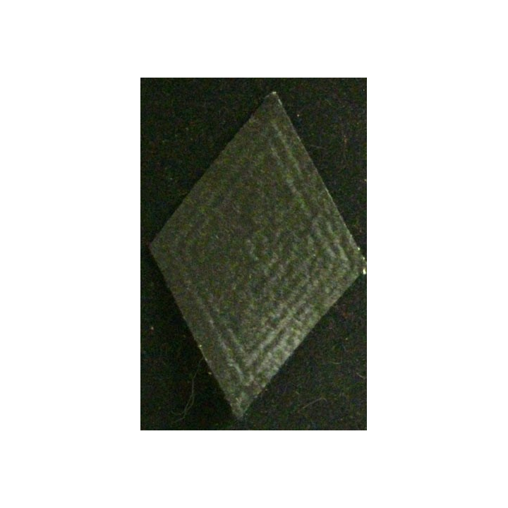 LOSANGE DE BRAS 2° régiment de hussards troupe 2 bleu clair 