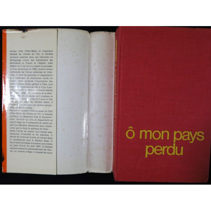 Ô mon pays perdu de Edmond Jouhaud aux Editions Fayard