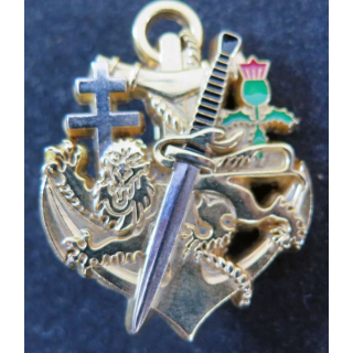 Insigne de tradition du commando marine Kieffer de fabrication Arthus Bertrand