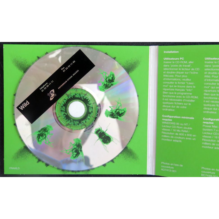 CD ROM : Wild  fotogram - stone images