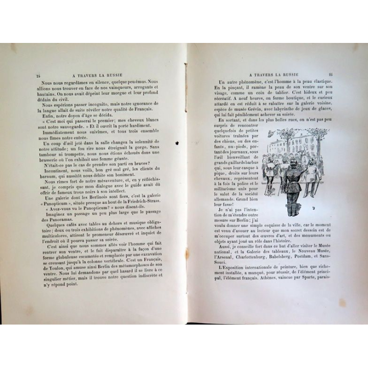 A travers la Russie de C. Sibille édition cartonnée 1892