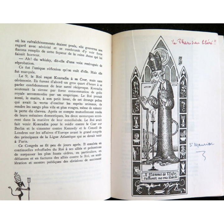 Le Roi Chronique de la cour textes de A. Ribaud et dessins de Moisan chez Juliard